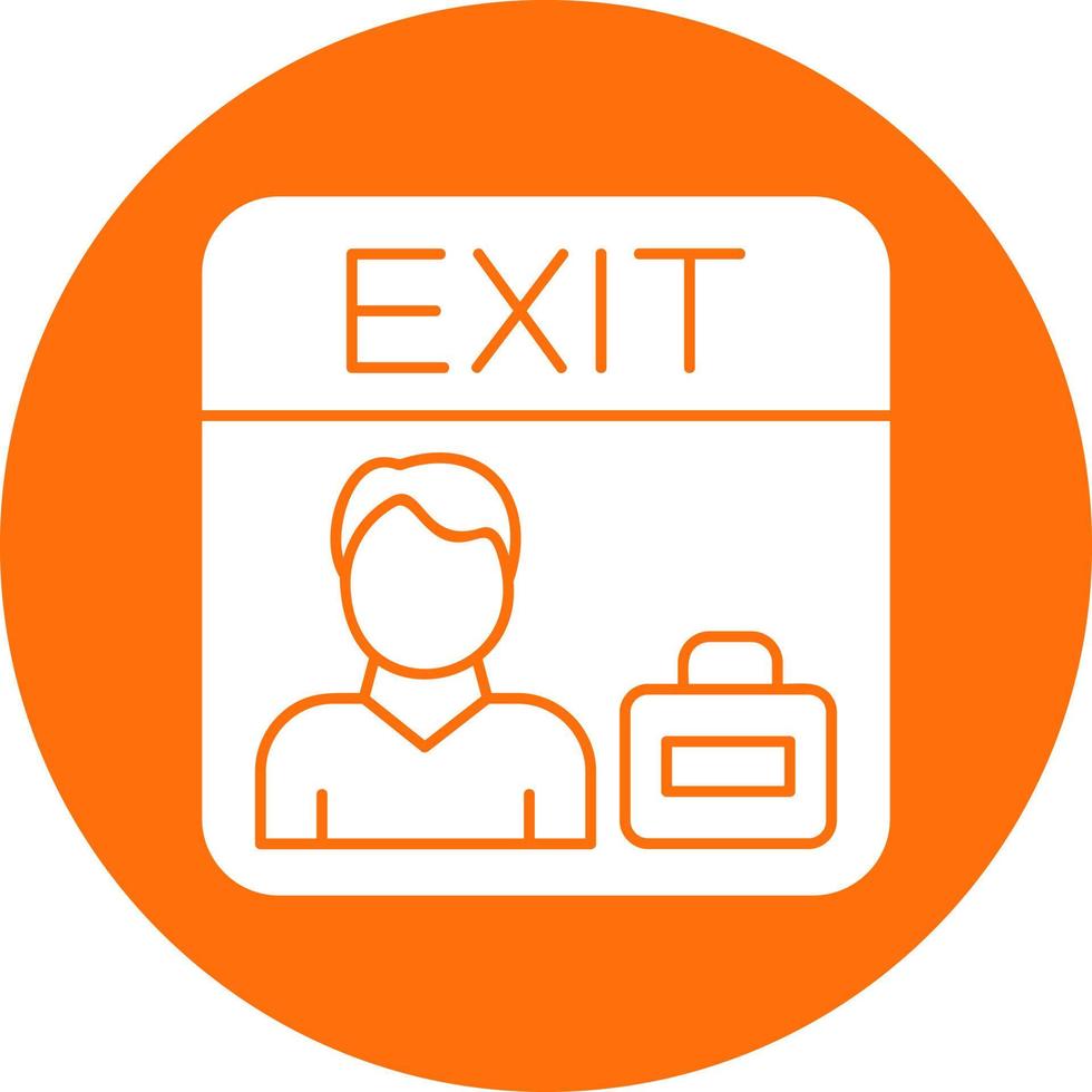 Exit Interview Vector Icon Design