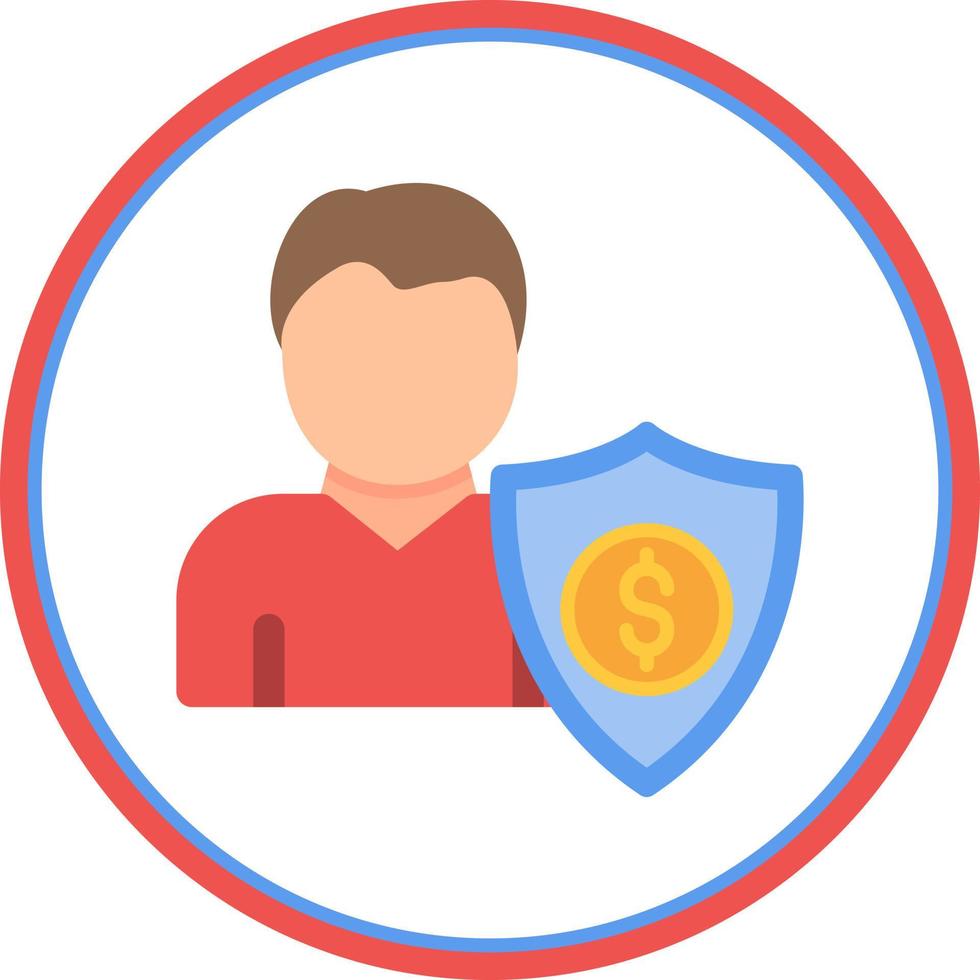 Employer Sponsored Insurance Vector Icon Design