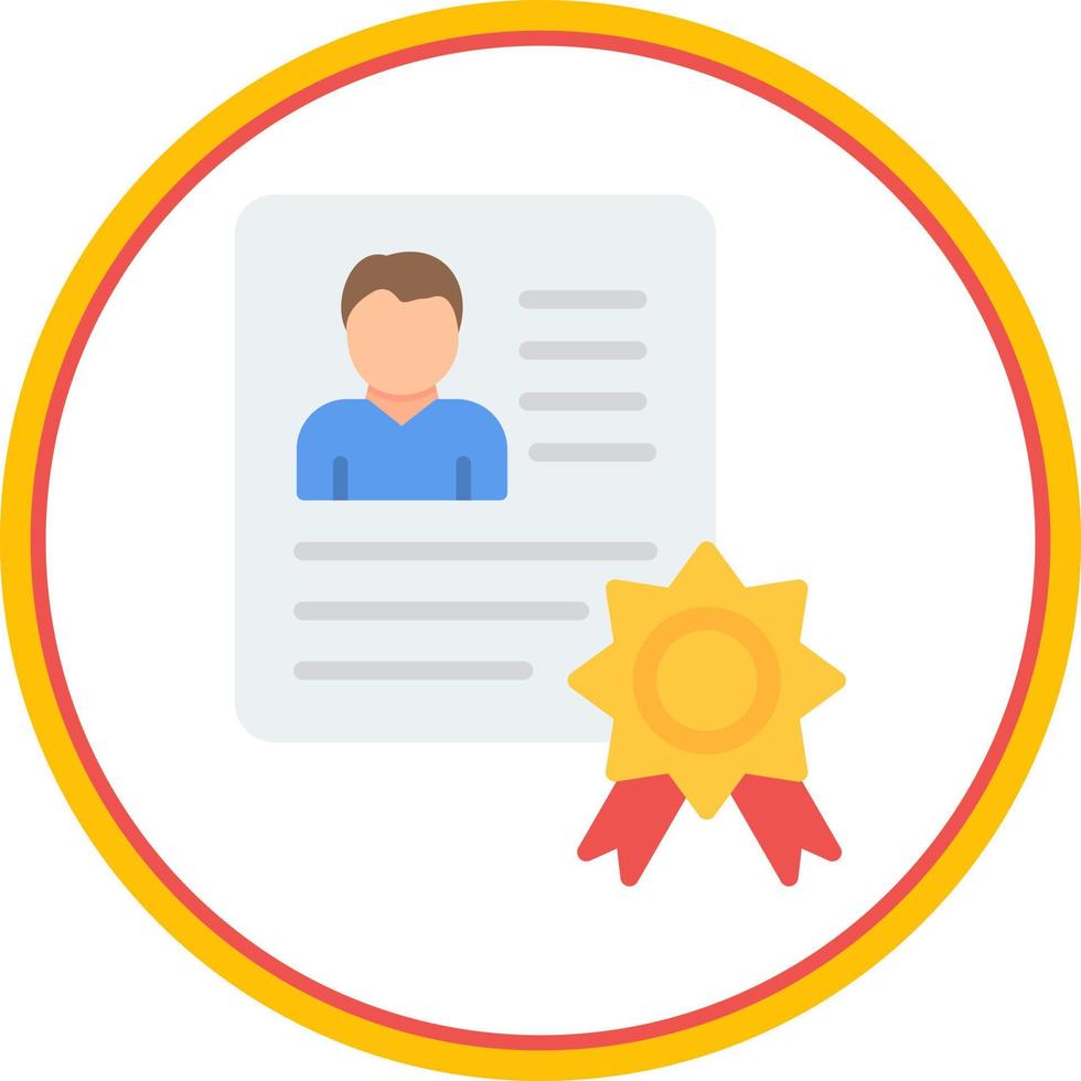 diseño de icono de vector de certificados