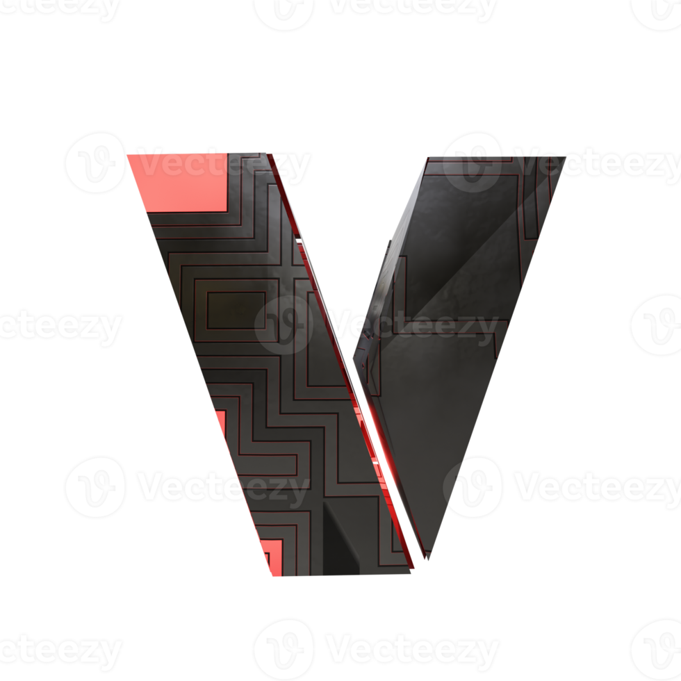 Sci-Fi-Texteffekt Brief v. 3D-Rendering png