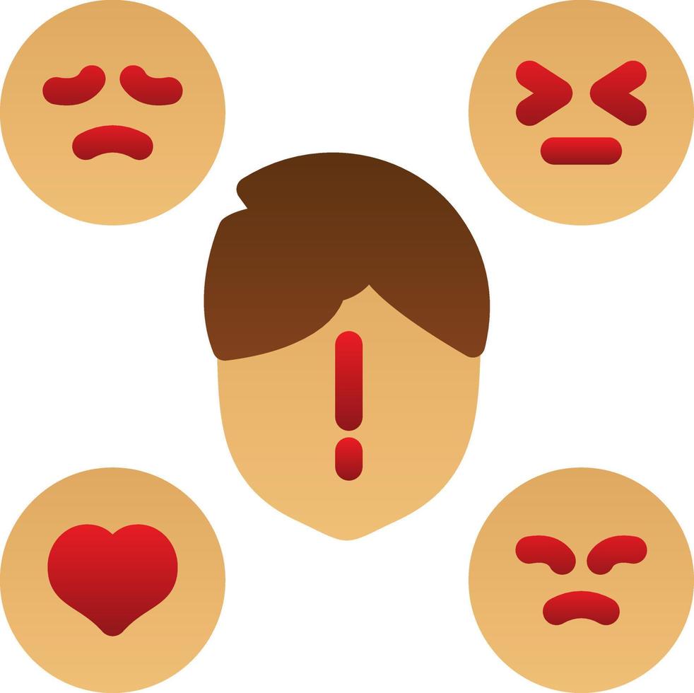 Emotion Factors Vector Icon Design