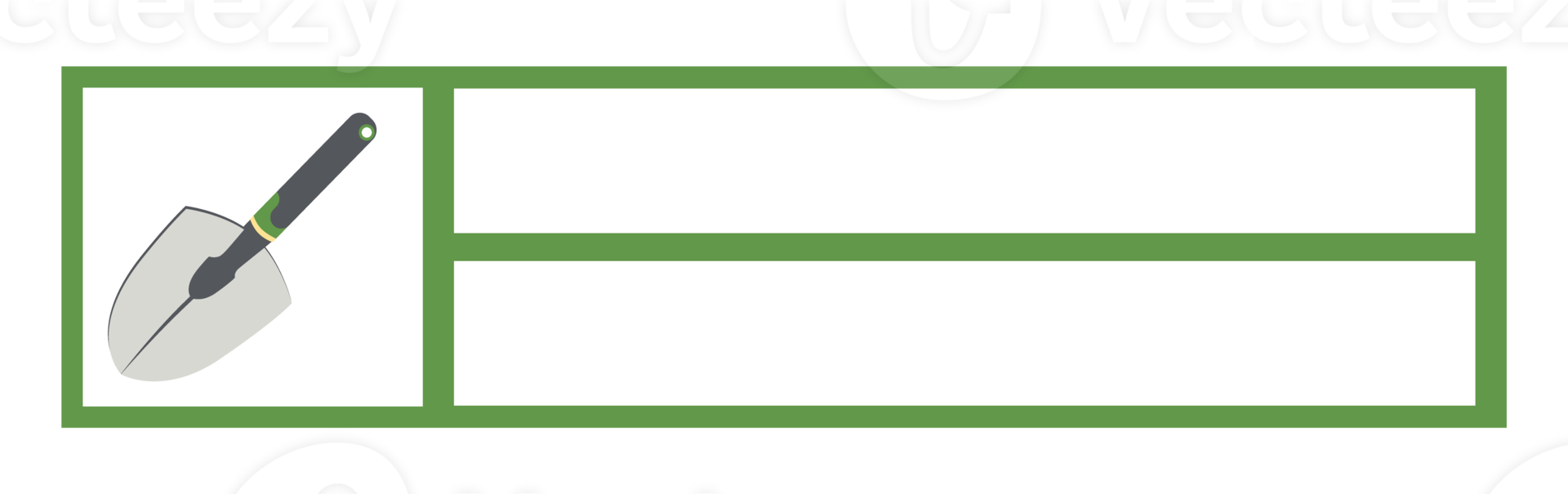sticker label for gardening tool kit collection set png