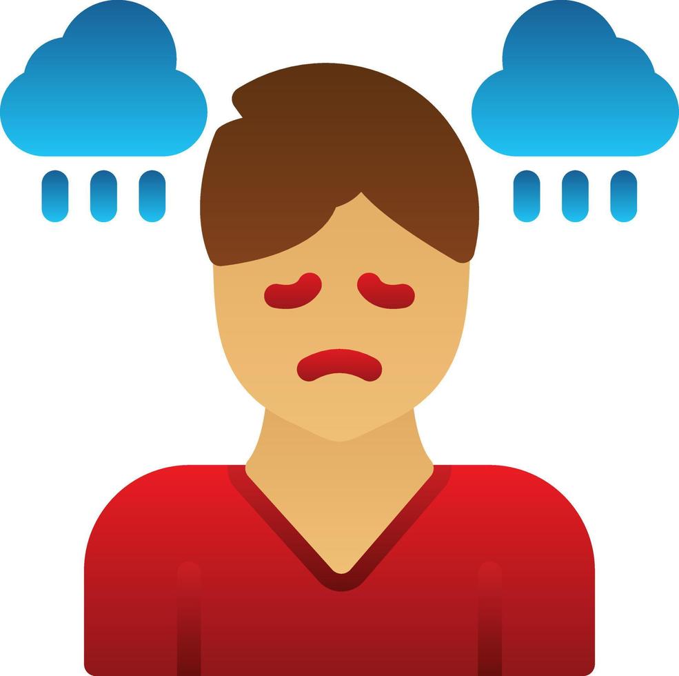Depression Vector Icon Design
