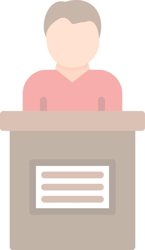 Candidate Male Vector Icon Design