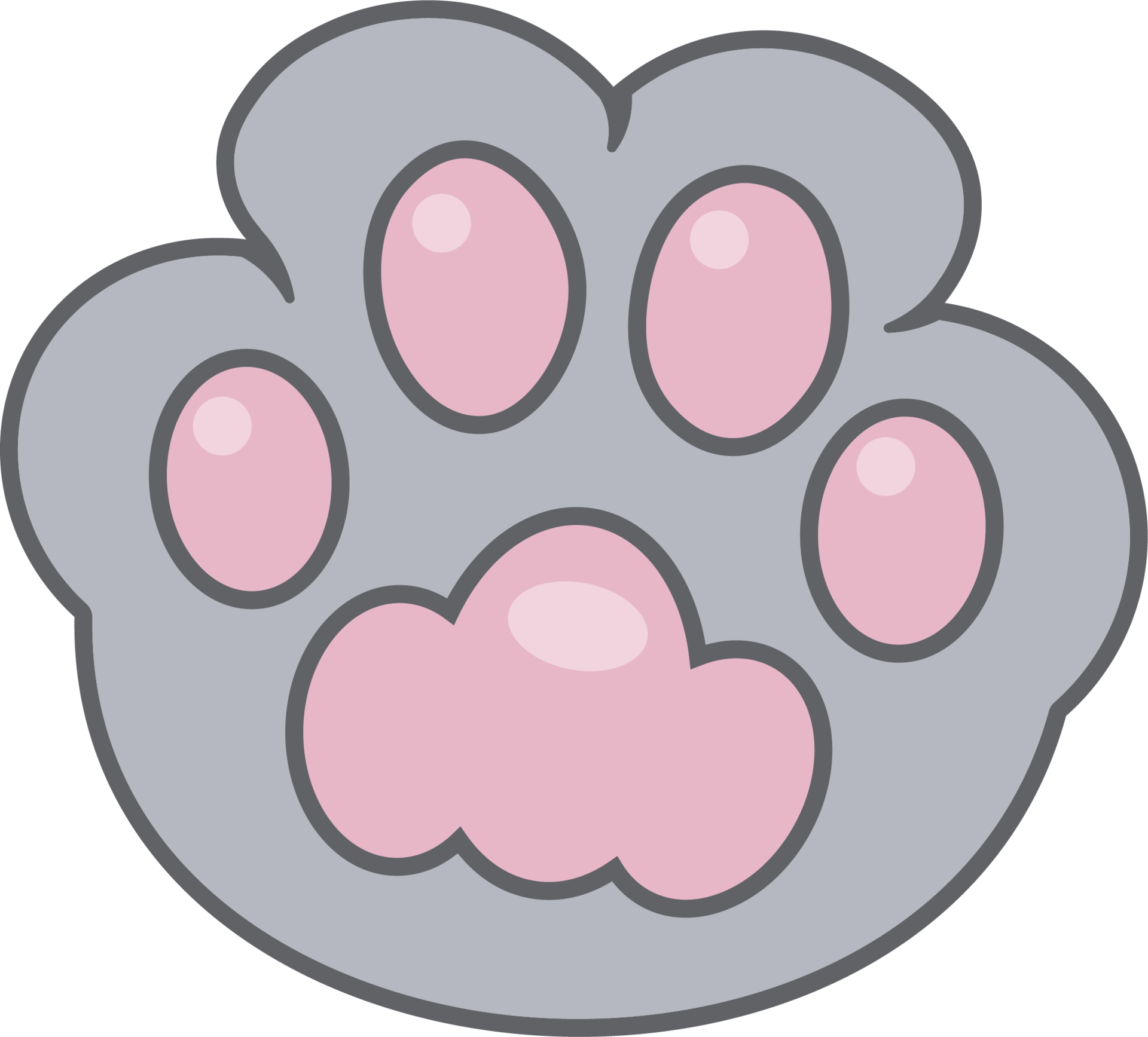 cat-lover-cute-kitten-kitty-cat-paw-16326400-png