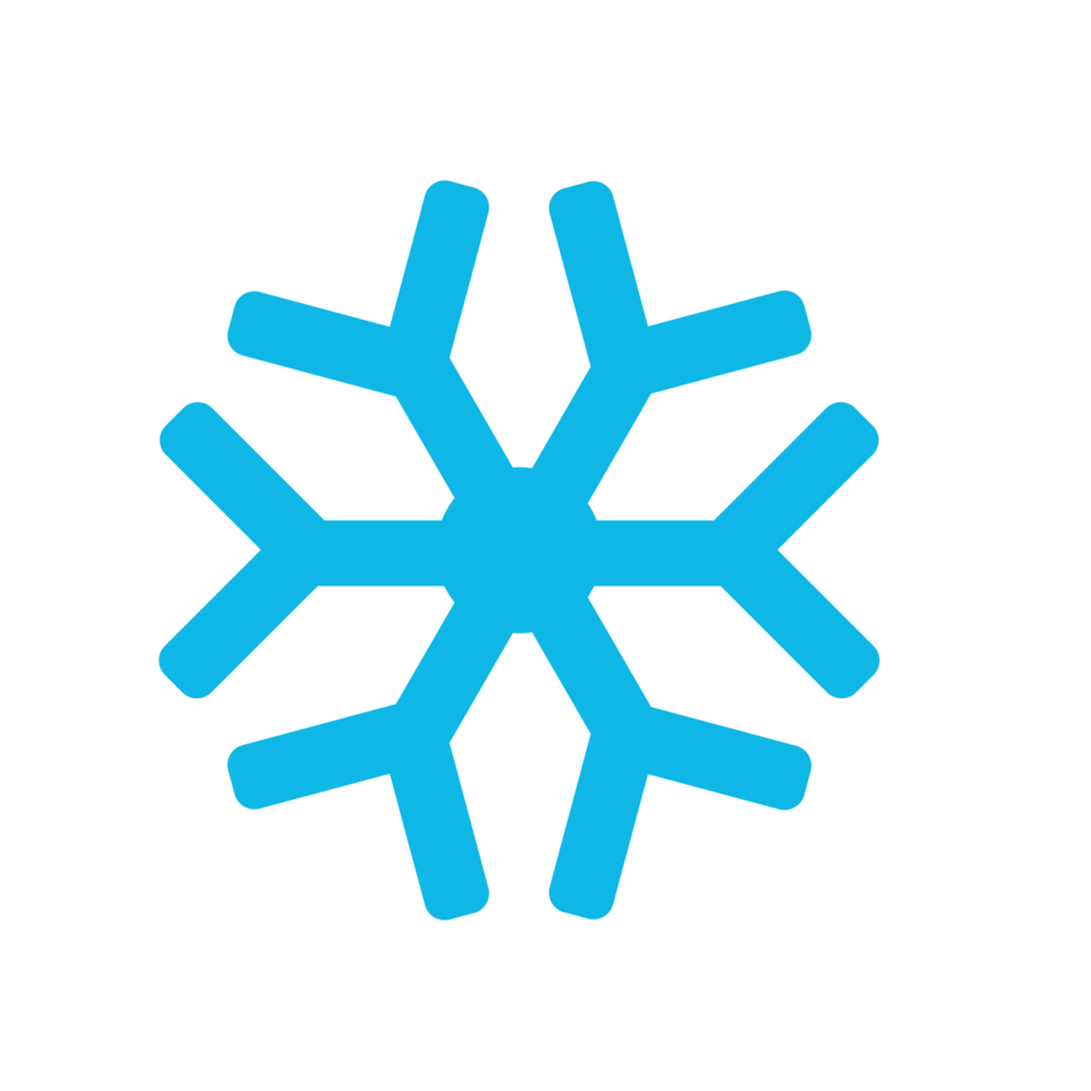 Schneeflocke für Winter und Weihnachten png