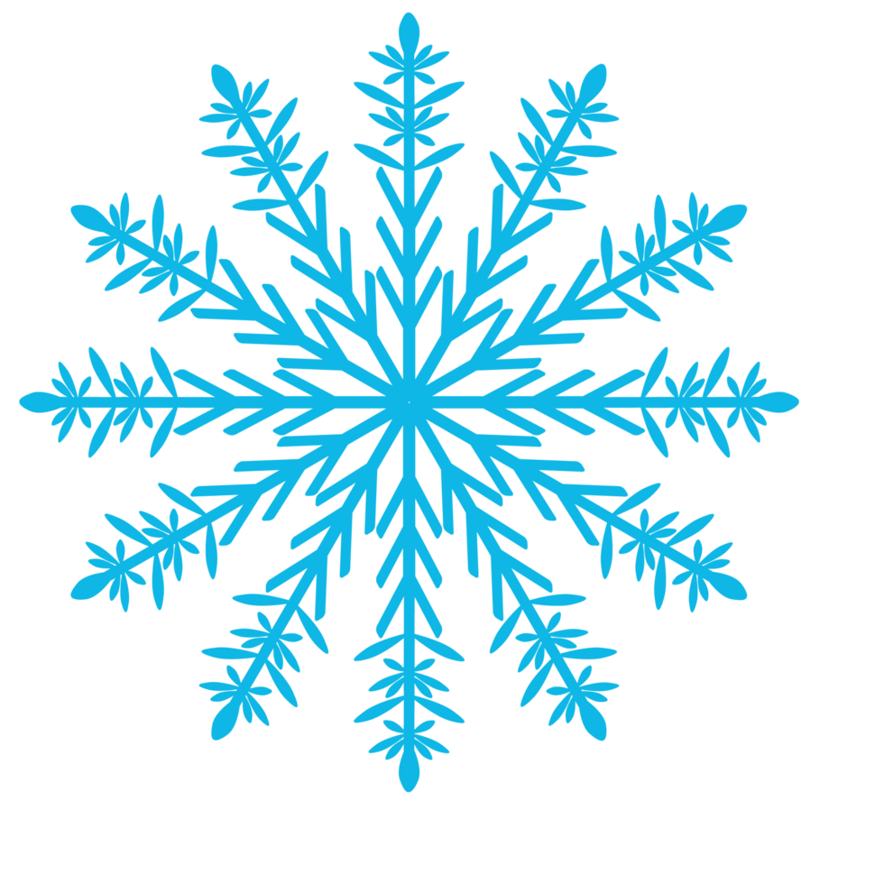 Snowflake for winter and Christmas png