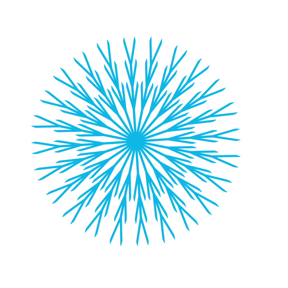 Snowflake for winter and Christmas png
