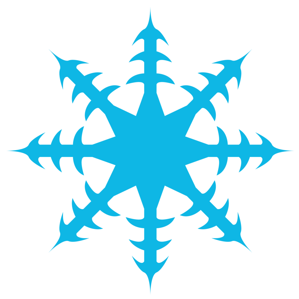 Snowflake for winter and Christmas png