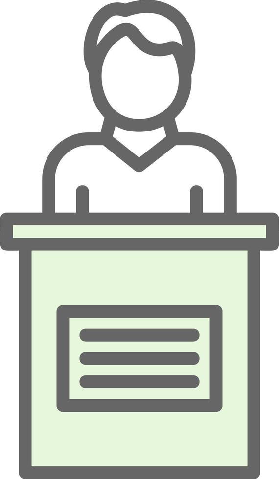 Candidate Male Vector Icon Design
