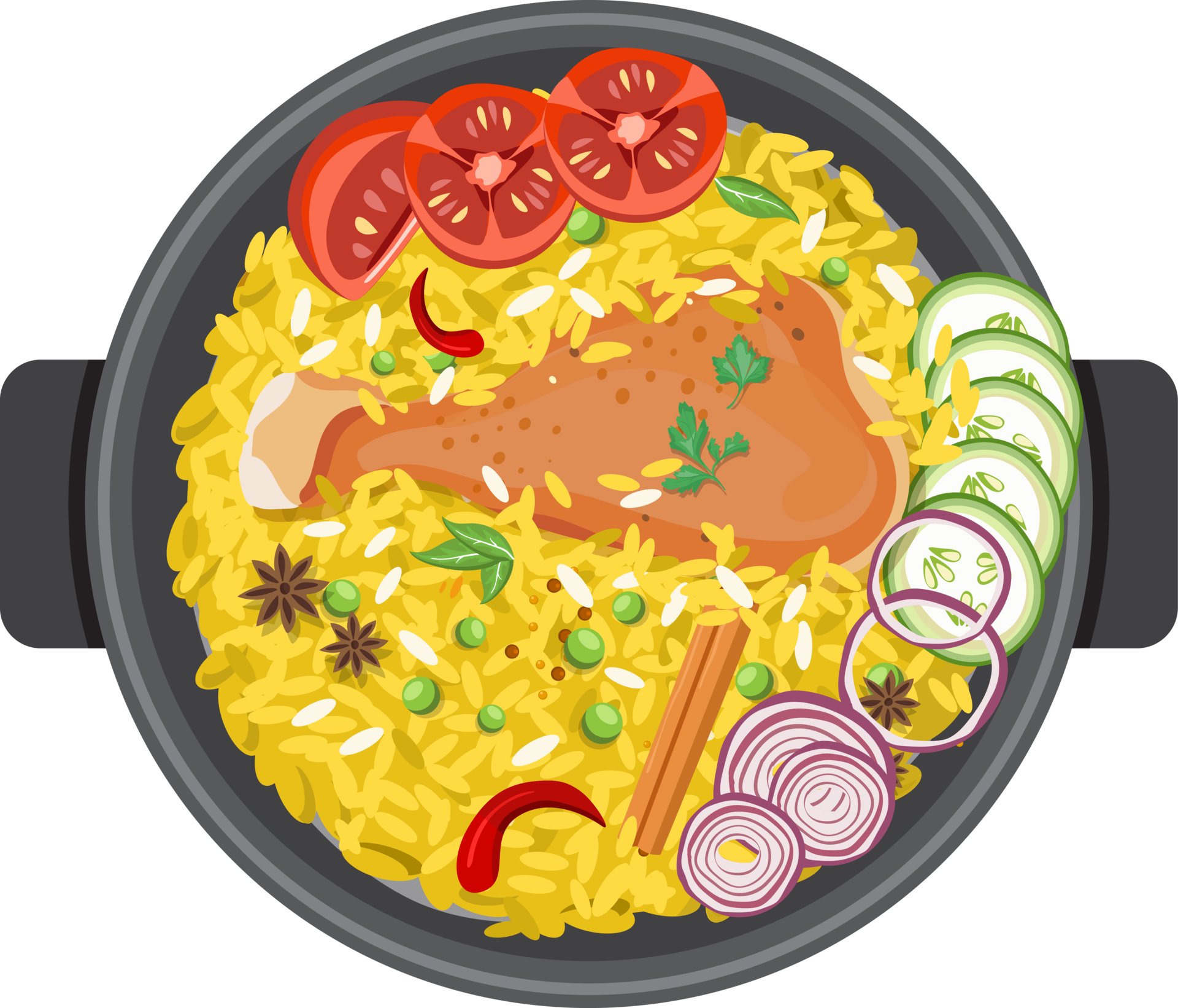 Free Chicken Biryani , Traditional indian cuisine 16326640 PNG with Transparent Background Free Chicken Biryani , Traditional indian cuisine 16326640 PNG with Transparent Background