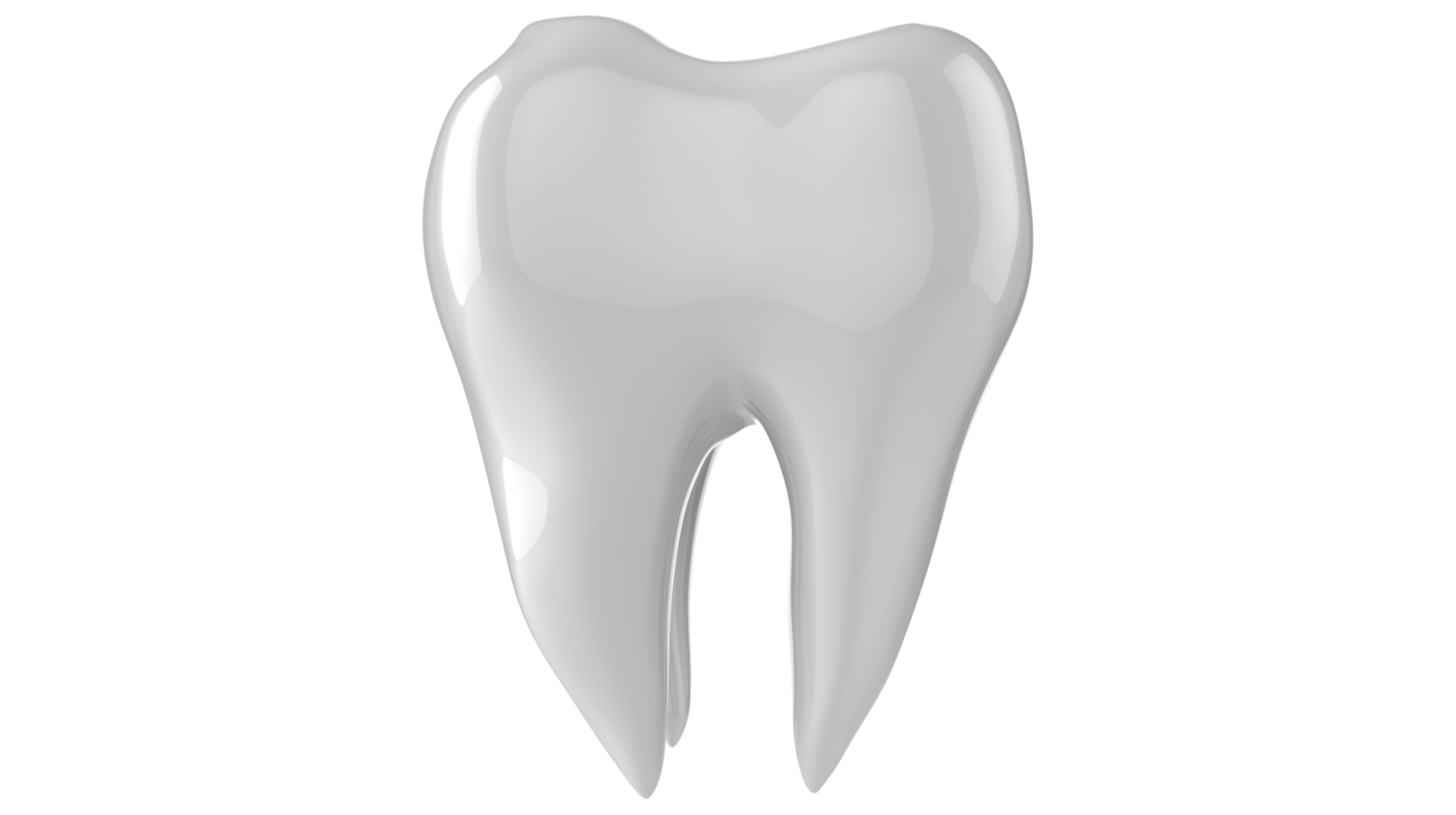 3d dentale denti isolato su trasparente sfondo png