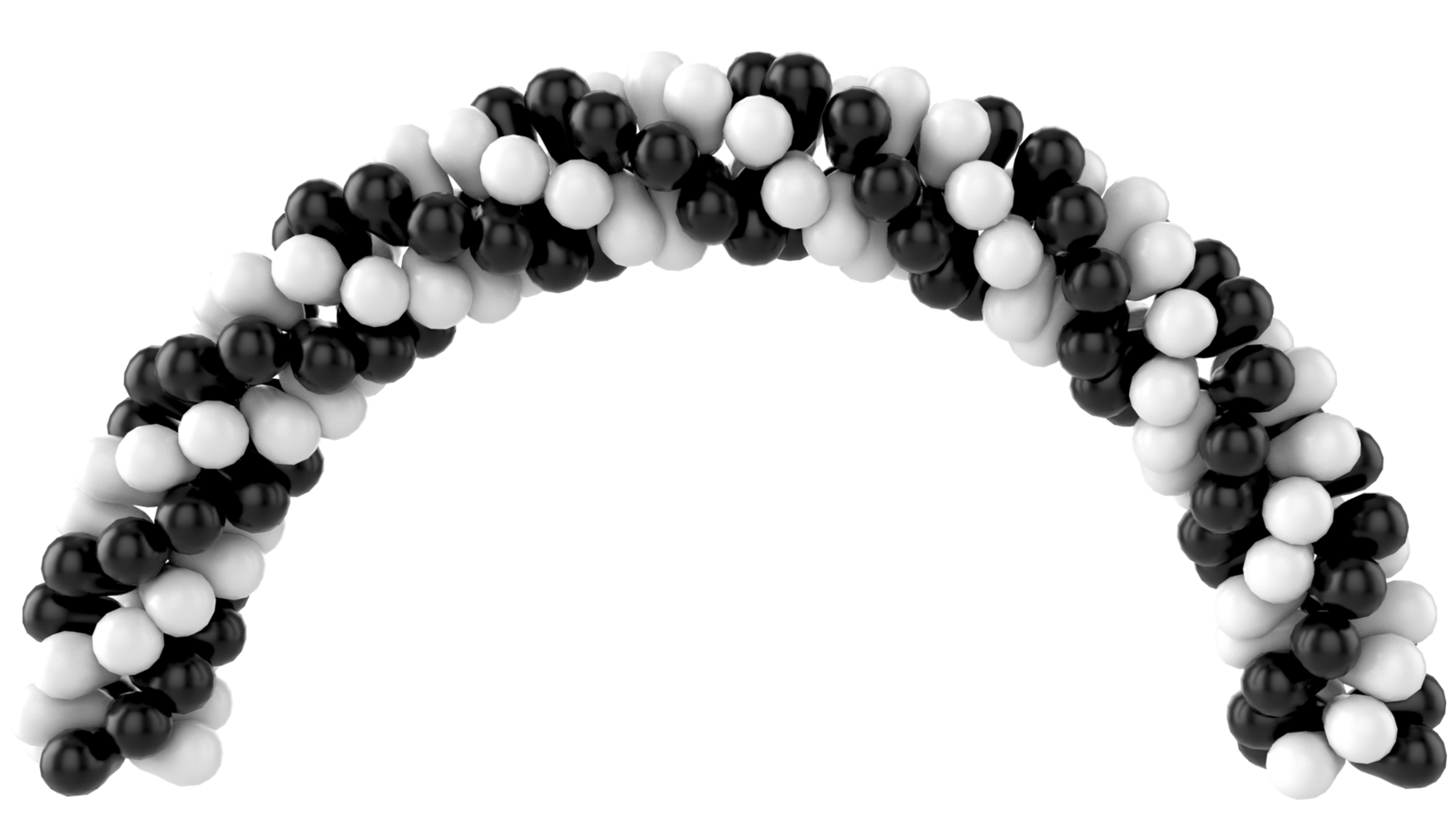 Balloon garland decoration elements png