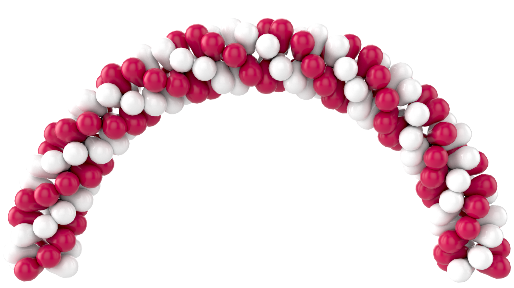 Balloon garland decoration elements png