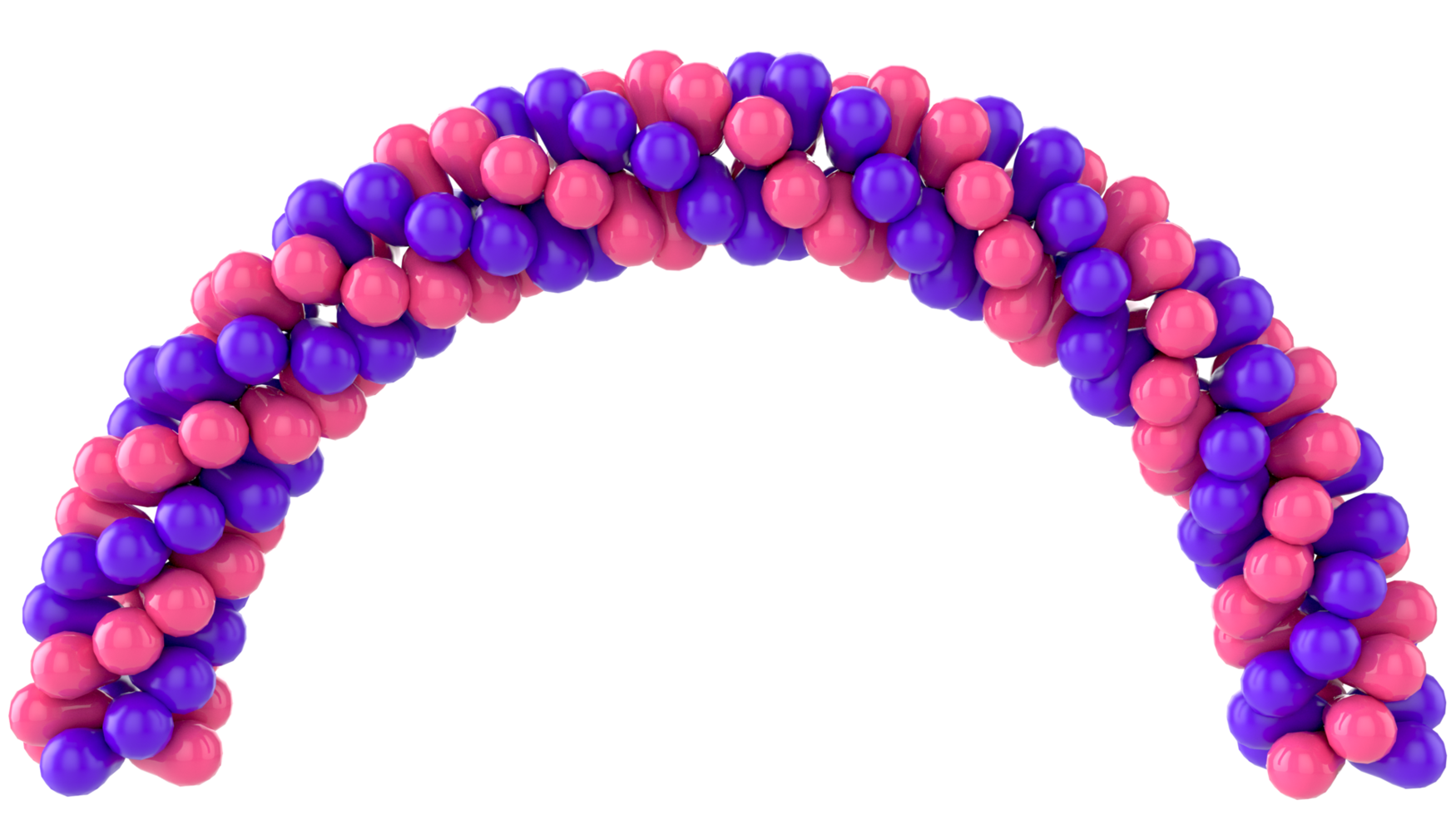 Balloon garland decoration elements png