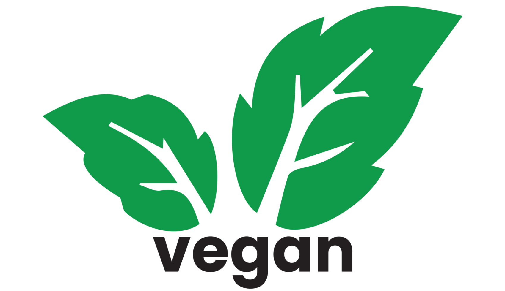 icono vegano sobre fondo transparente png