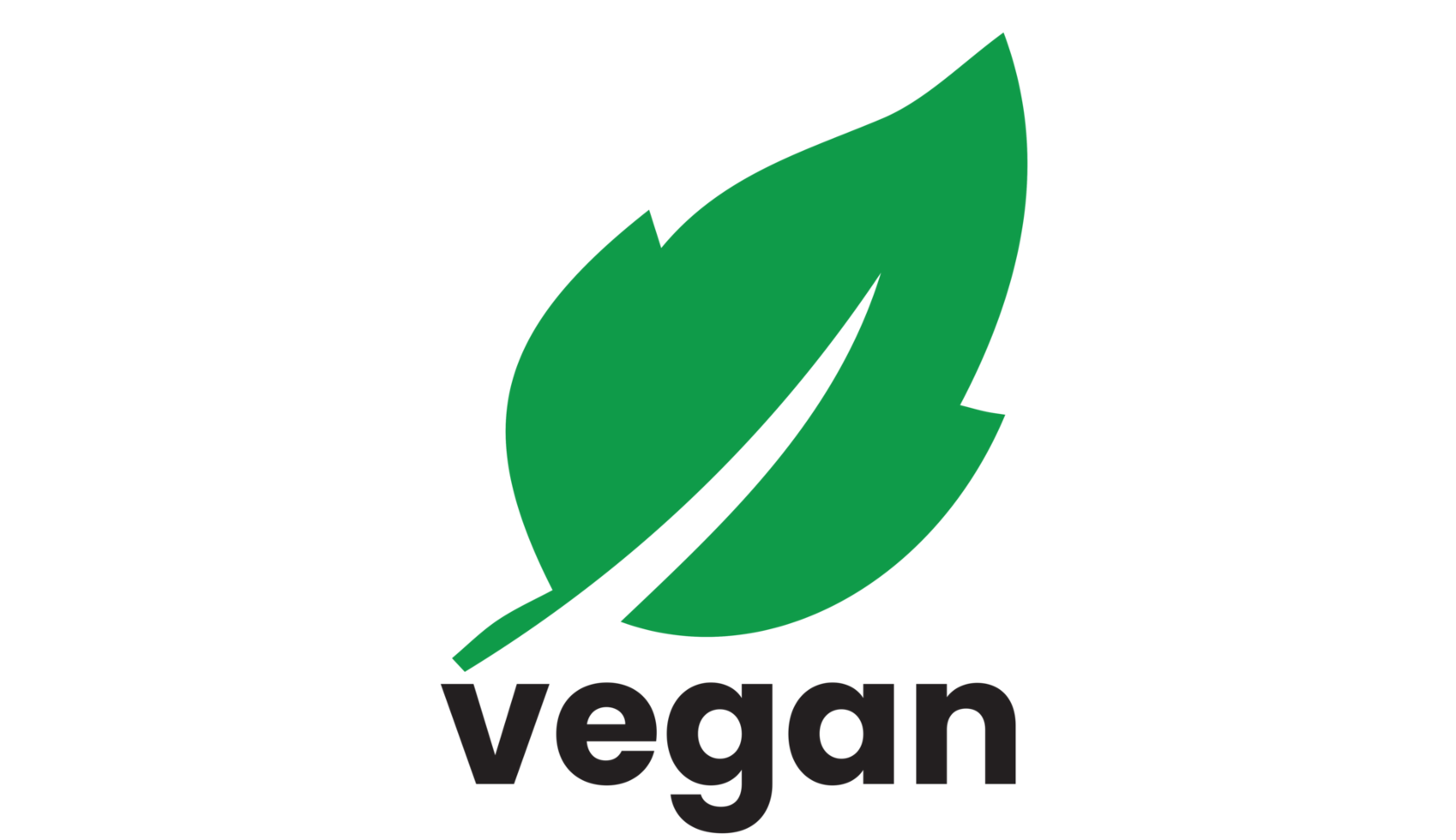 Vegan icon on transparent background png