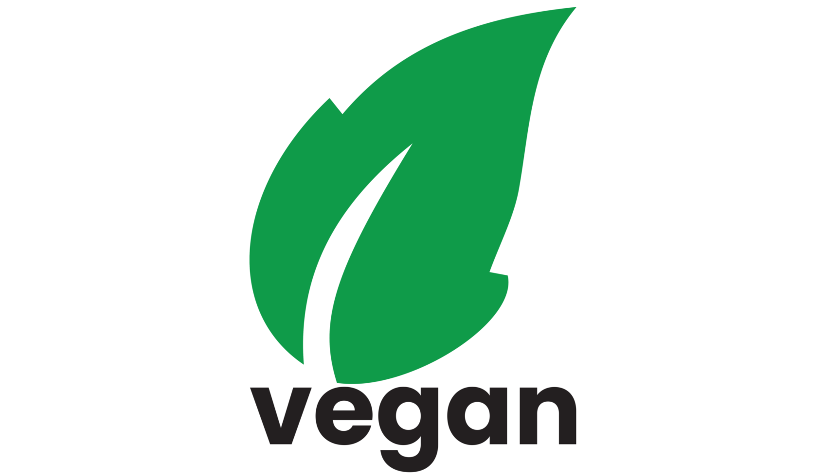 veganes Symbol auf transparentem Hintergrund png