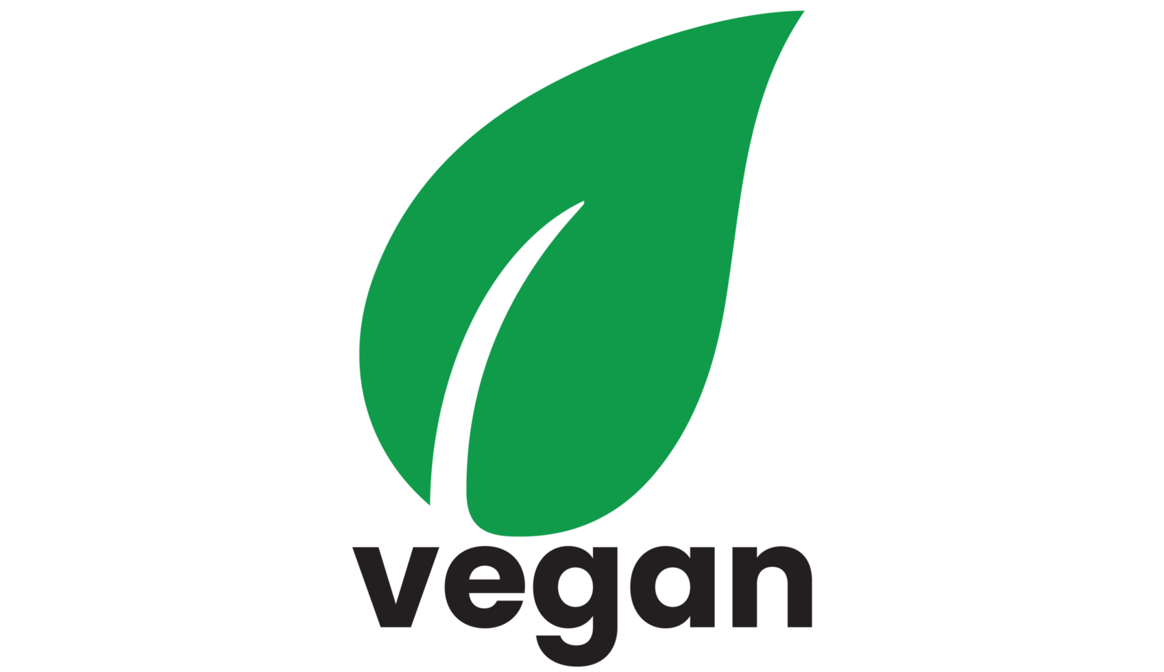 Vegan icon on transparent background png