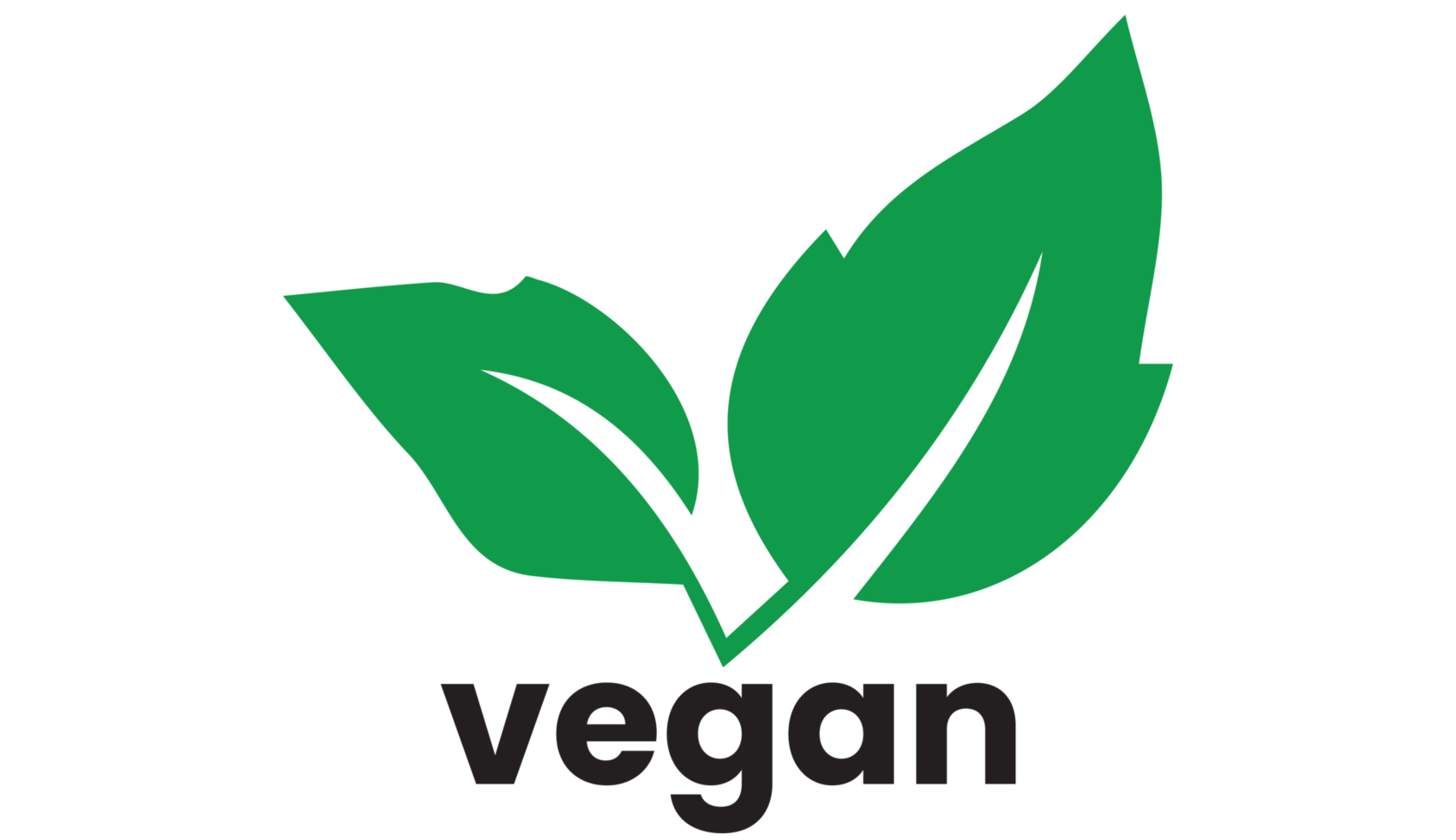 Vegan icon on transparent background png