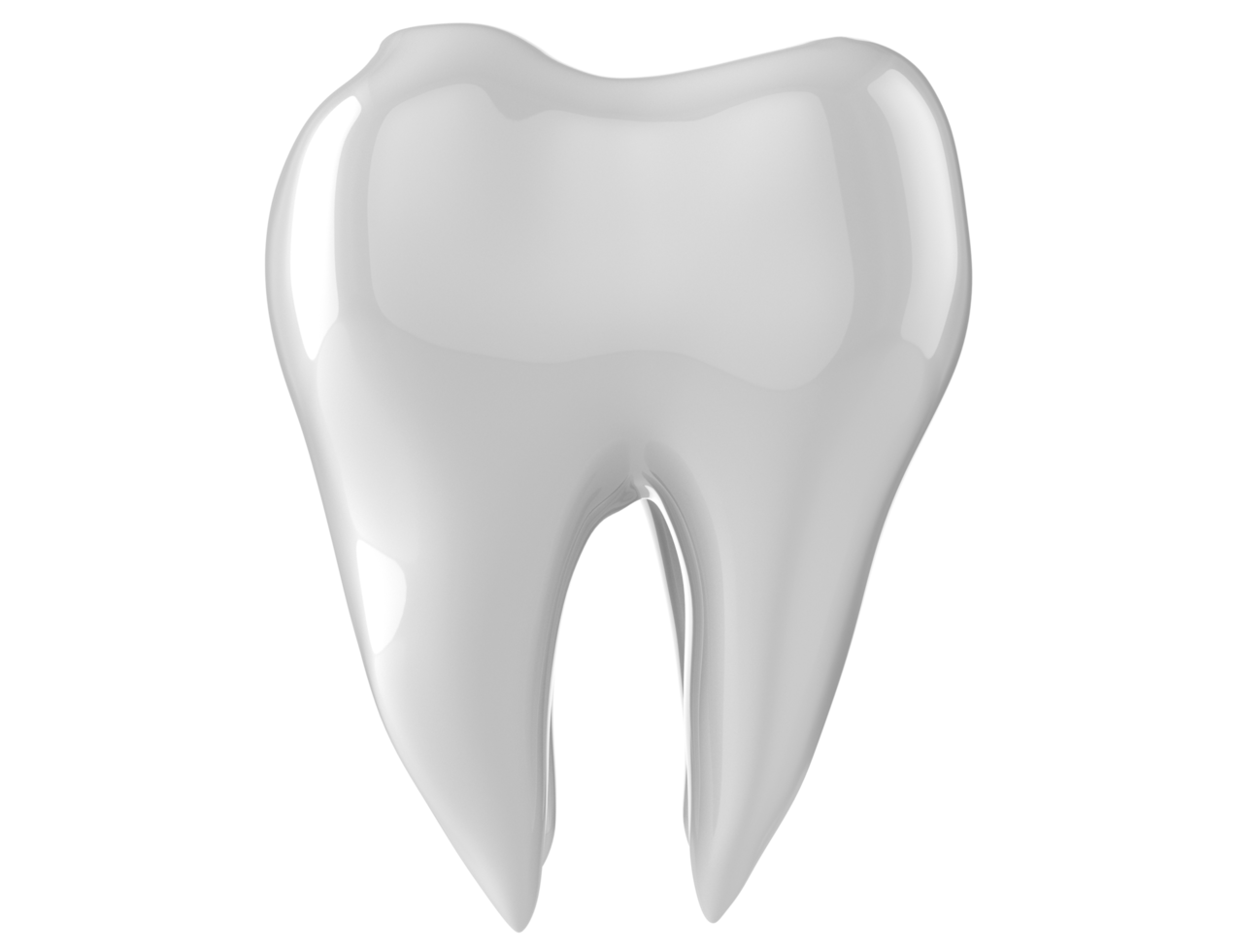 Dientes dentales 3d aislados sobre fondo transparente png