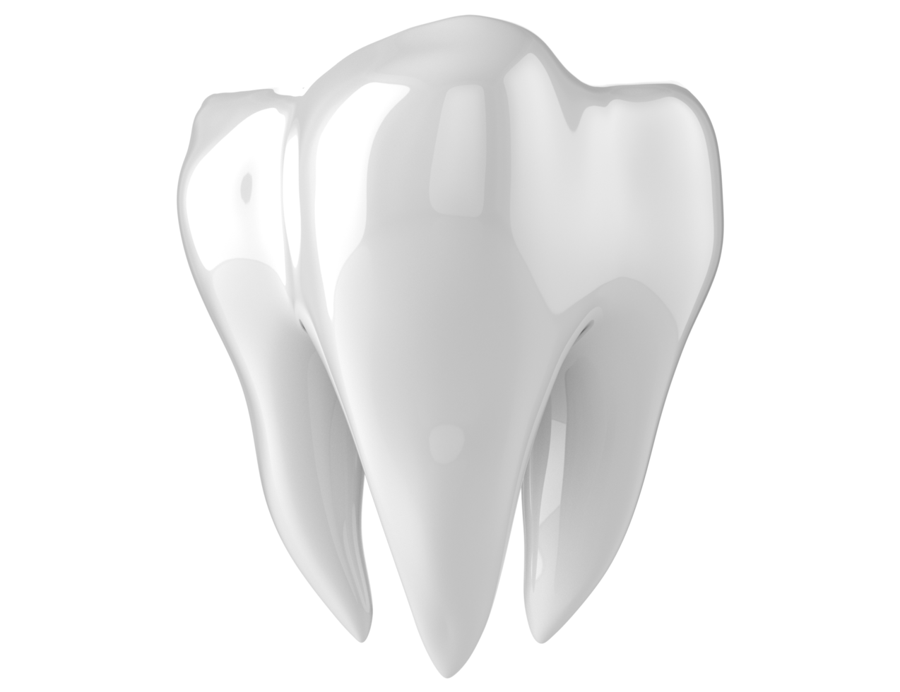 3d tandheelkundig tanden geïsoleerd Aan transparant achtergrond PNG