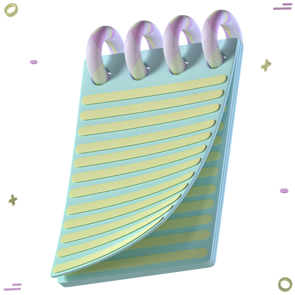 3D Icon Note png