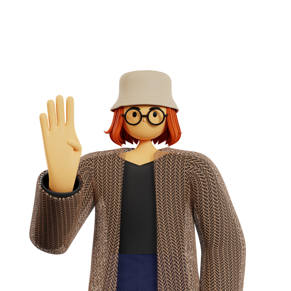Four finger pose png