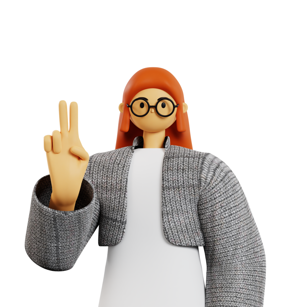 Two finger pose png