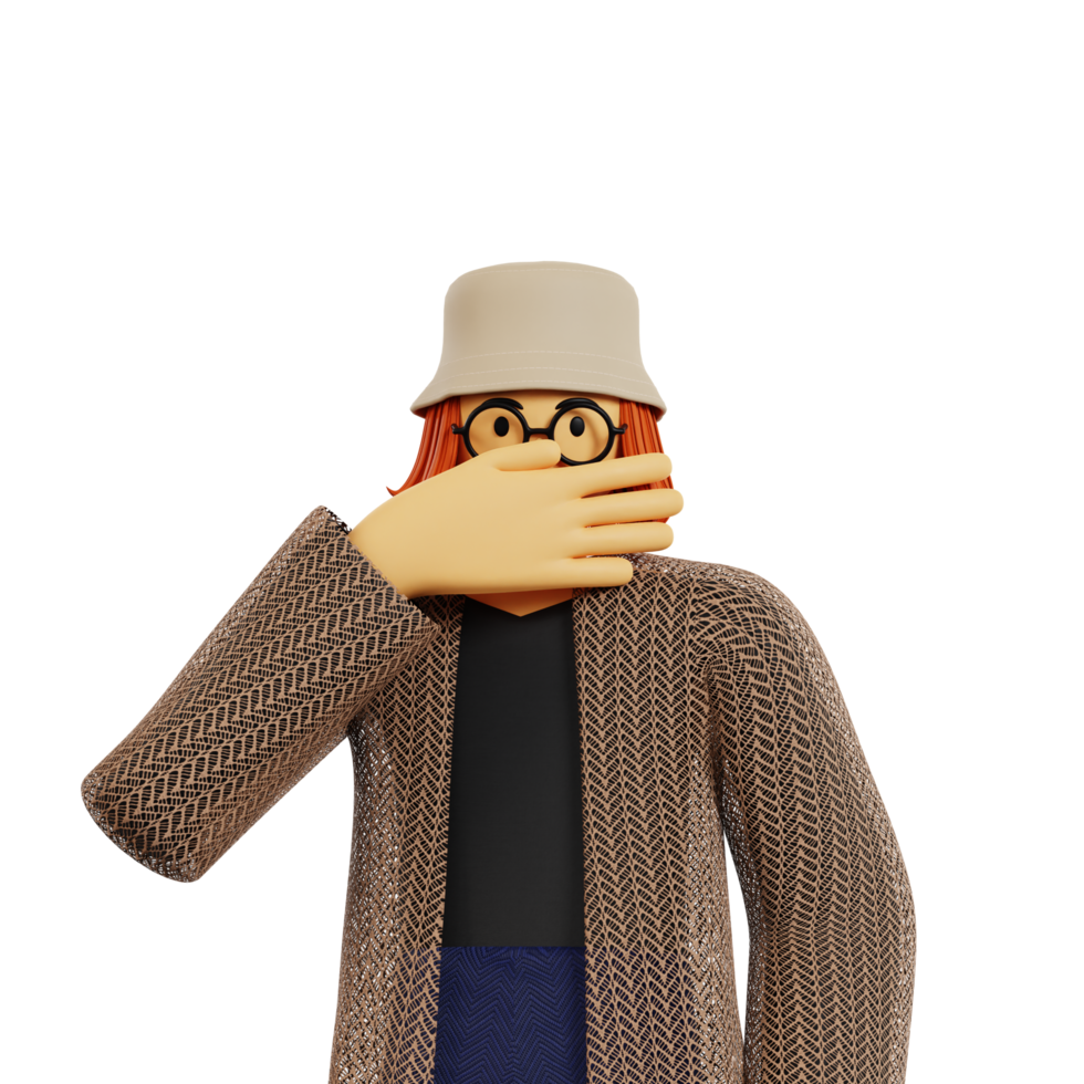 Mouth Closing pose png