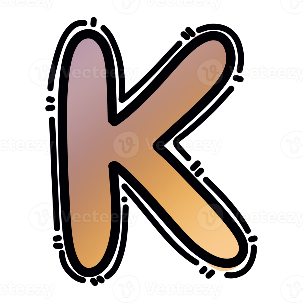 K alphabet letter png