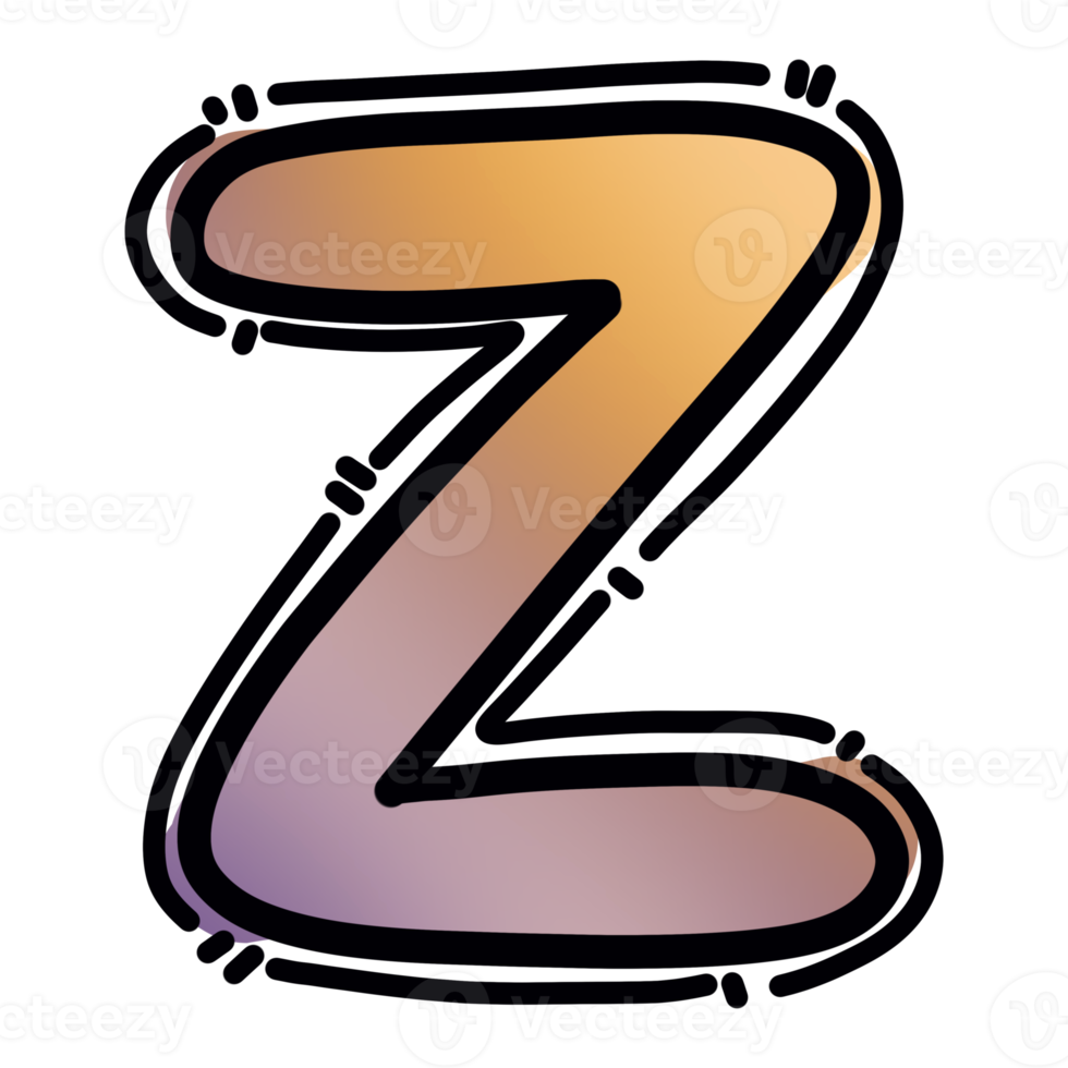 Z alphabet letter png