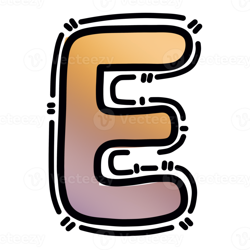 e alphabet buchstabe png