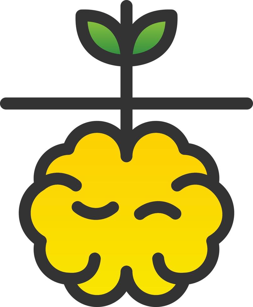 Mental Growth Vector Icon Design