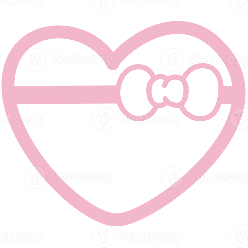 Cute Heart Doodle Decorations Collection png