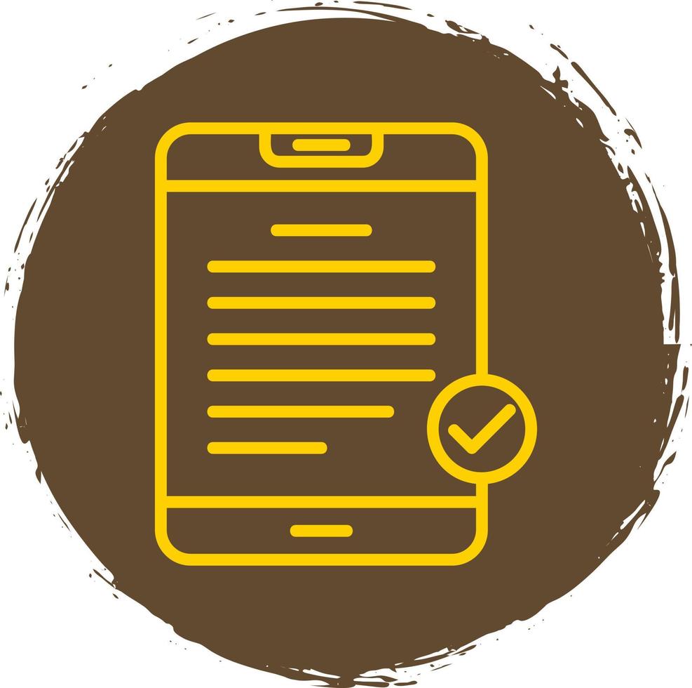 Digital Contract Vector Icon Design