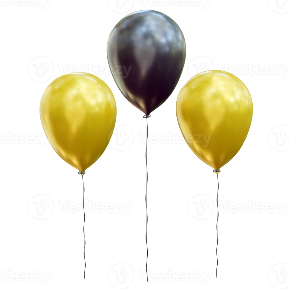 ballon decoratie 3d icoon geven illustratie png