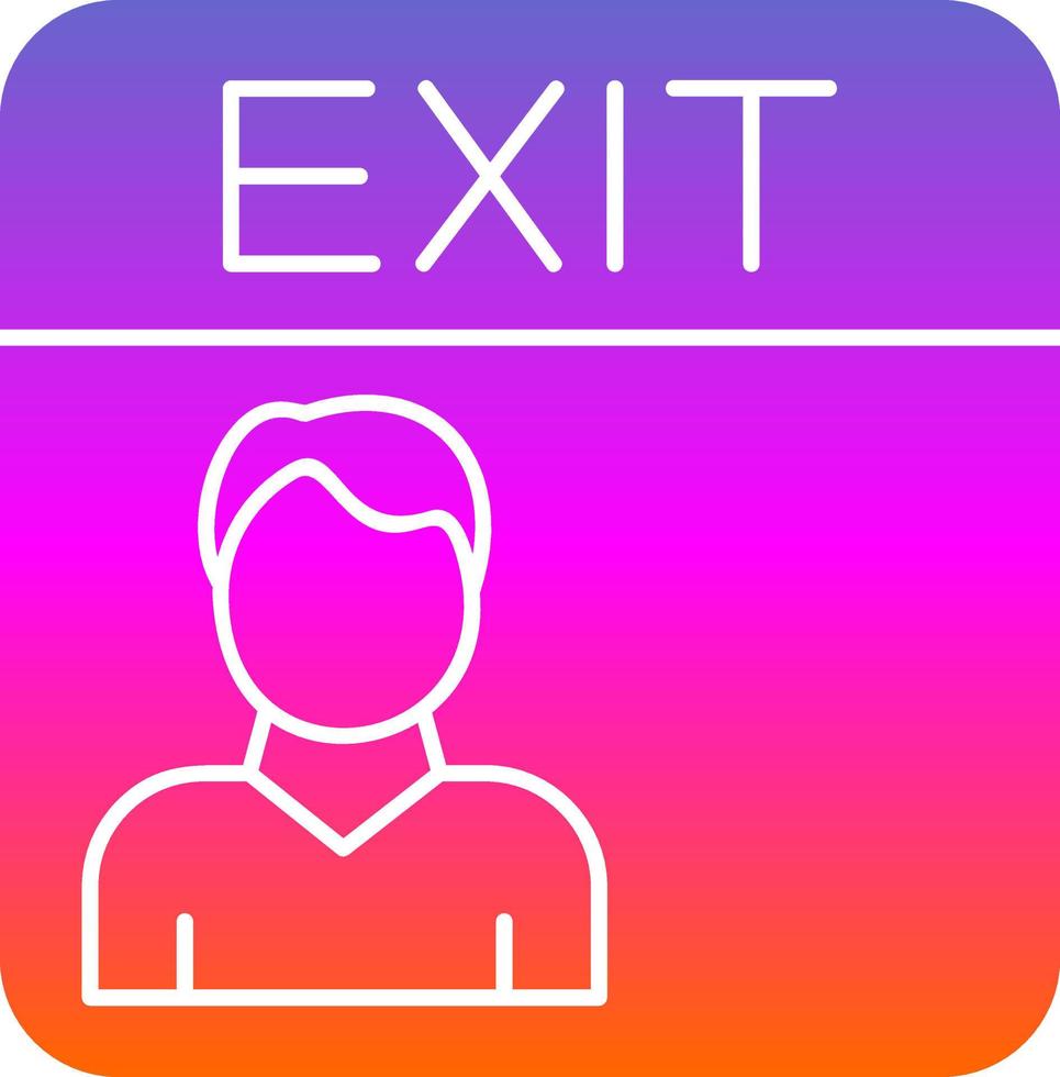 Exit Interview Vector Icon Design