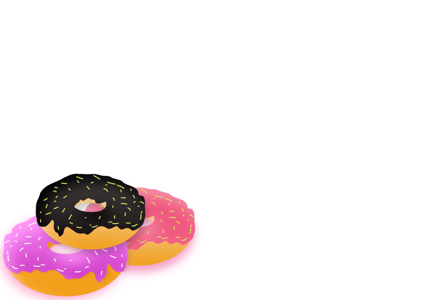 Cute donuts ideas for background png