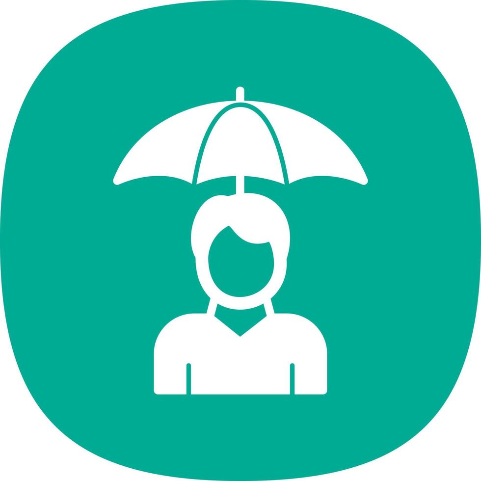 Individual Insurance Vector Icon Design