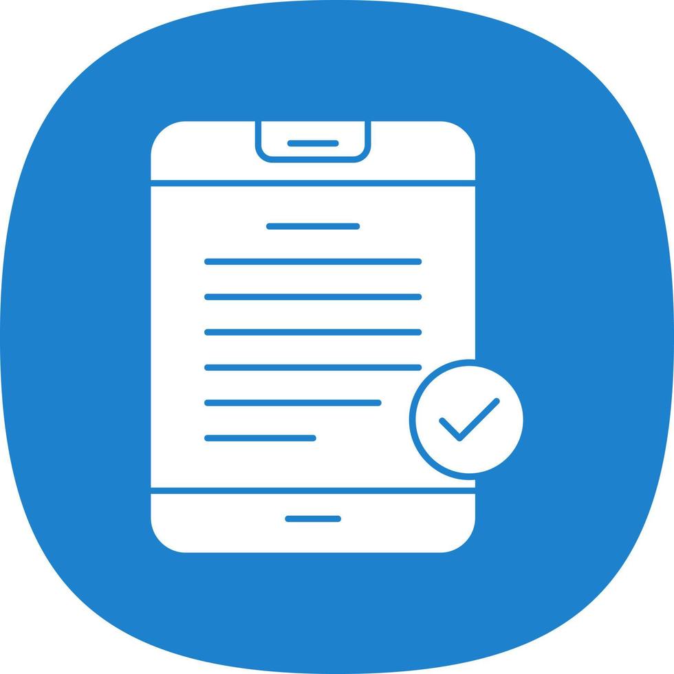 Digital Contract Vector Icon Design