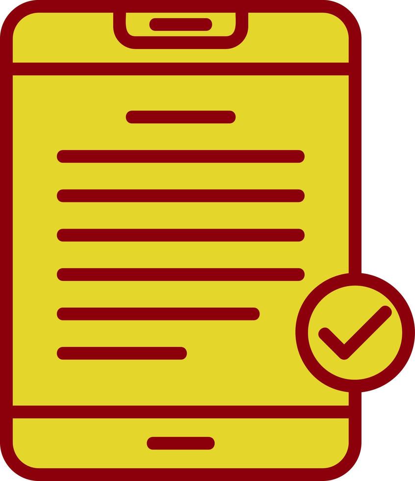 Digital Contract Vector Icon Design