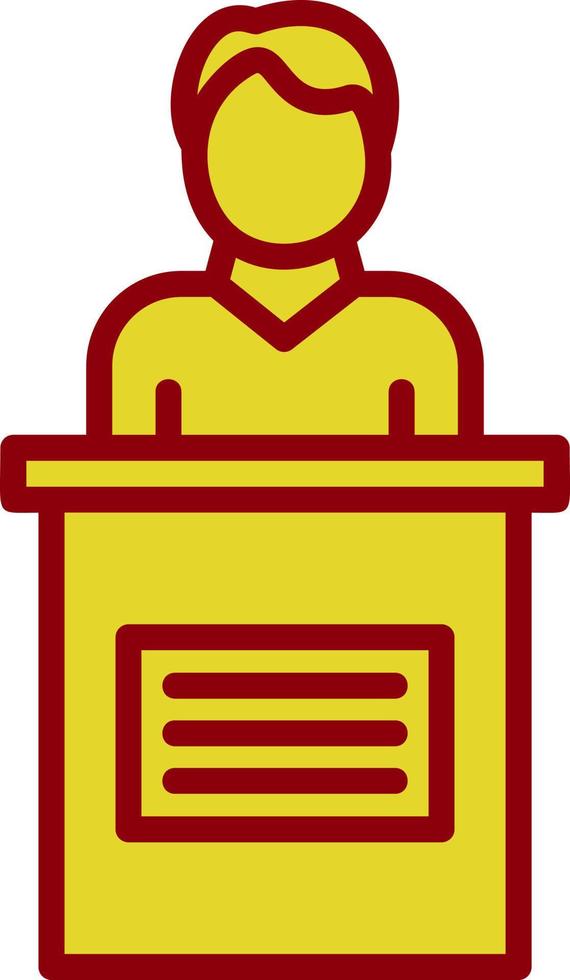 Candidate Male Vector Icon Design