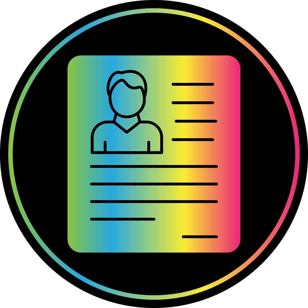 CV Vector Icon Design