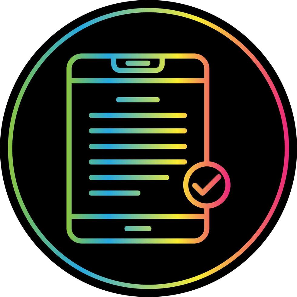Digital Contract Vector Icon Design