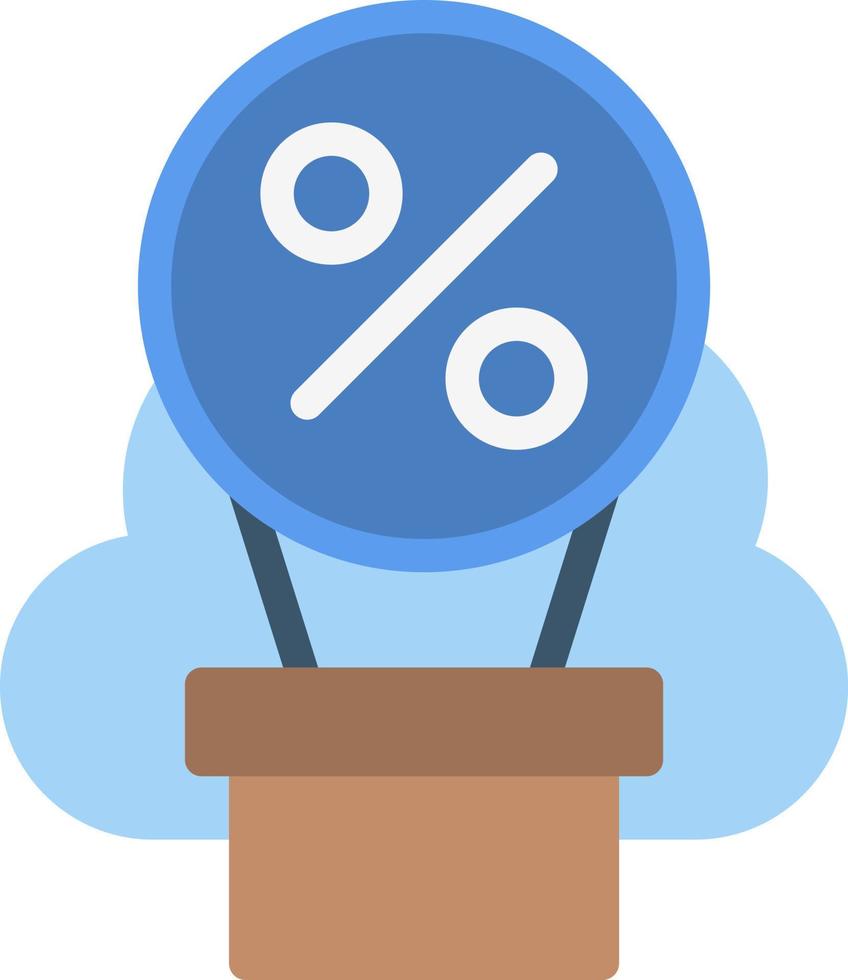 Balloon Loan Vector Icon Design