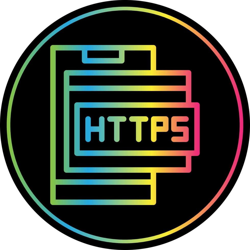 Https Vector Icon Design