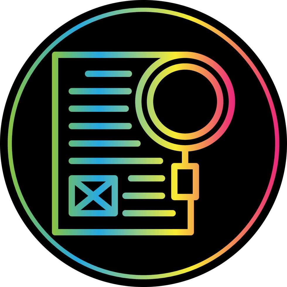 Latent Semantic Index Vector Icon Design