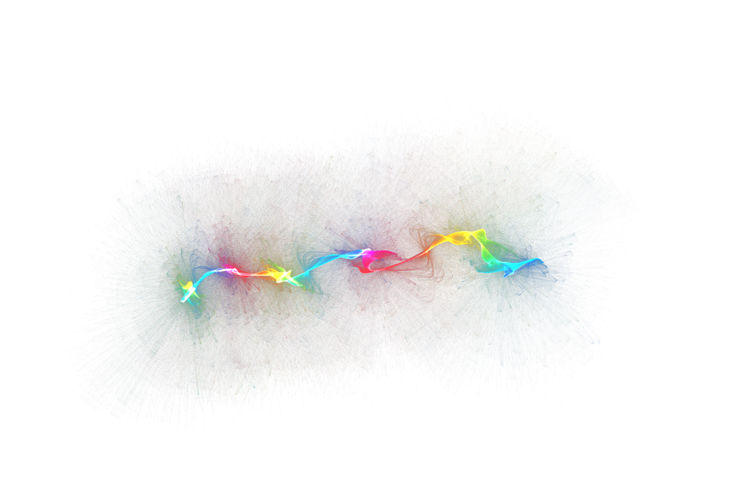 Abstract colorful wave flowing isolated background design 16328240 PNG
