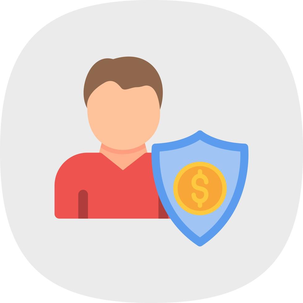 Employer Sponsored Insurance Vector Icon Design